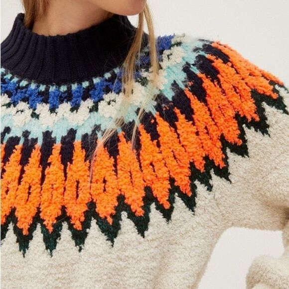 Anthropologie Pilcro Selene Fleece Tunic Sweater NWT - Picture 3 of 12